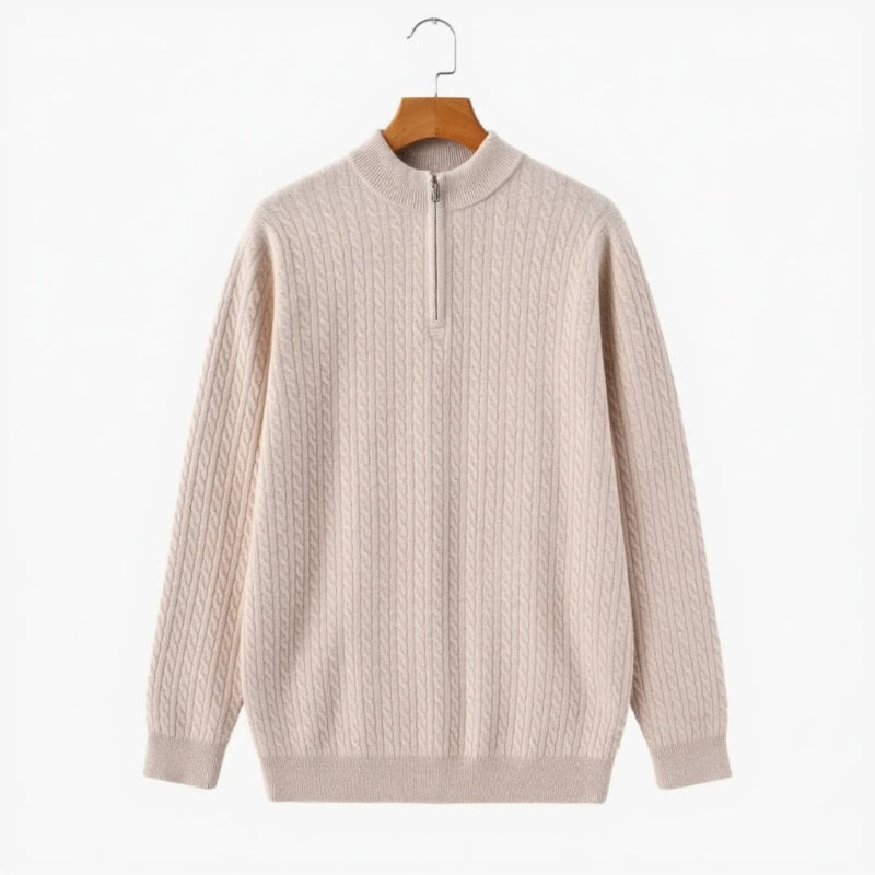 Eleganter warmer gewebter Pullover für Männer, ideal für Herbst- und Wintertage