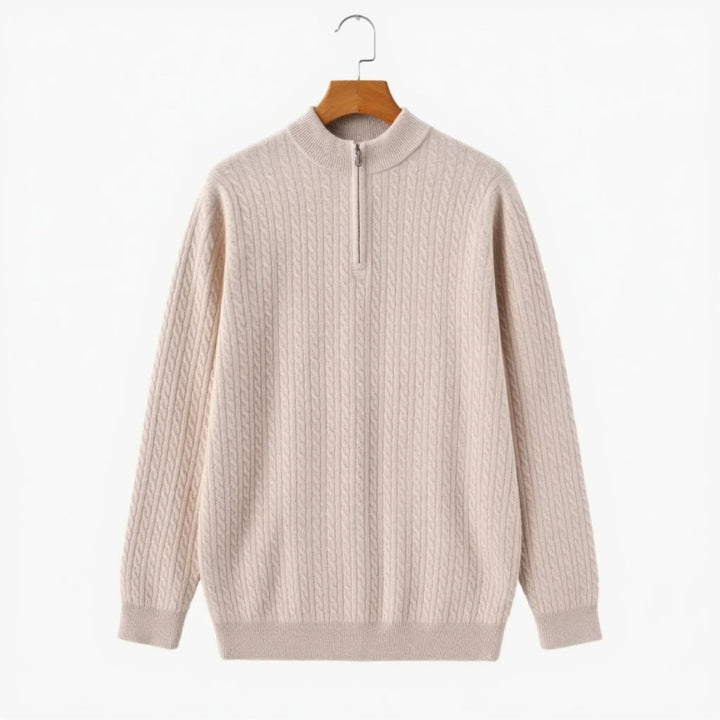Eleganter warmer gewebter Pullover für Männer, ideal für Herbst- und Wintertage
