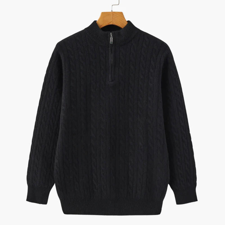 Eleganter warmer gewebter Pullover für Männer, ideal für Herbst- und Wintertage
