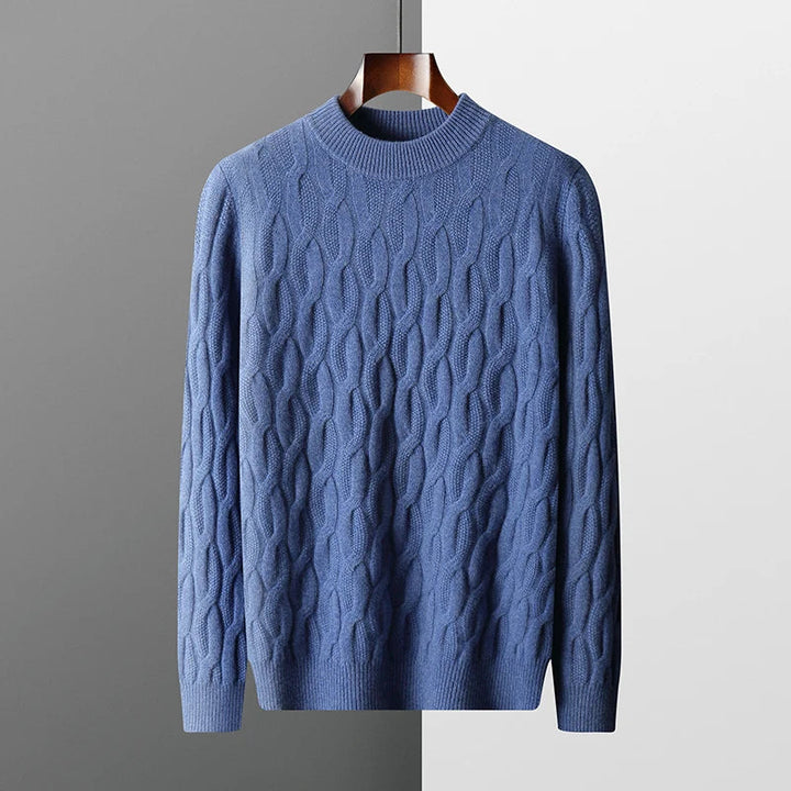 Eleganter Winterpullover aus Strick für Herren, warm und stilvoll für kalte Tage