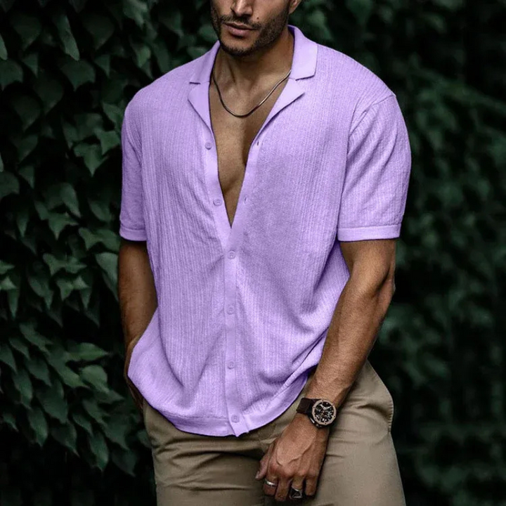 Elegantes Sommerhemd für Herren mit modernem Schnitt und leichtem Stoff
