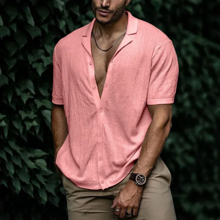 Elegantes Sommerhemd für Herren mit modernem Schnitt und leichtem Stoff
