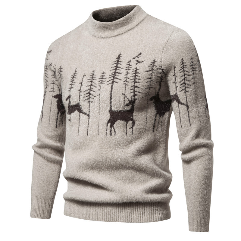 Exklusiver Herren-Weihnachtspullover mit stilvollem Design für festliche Anlässe