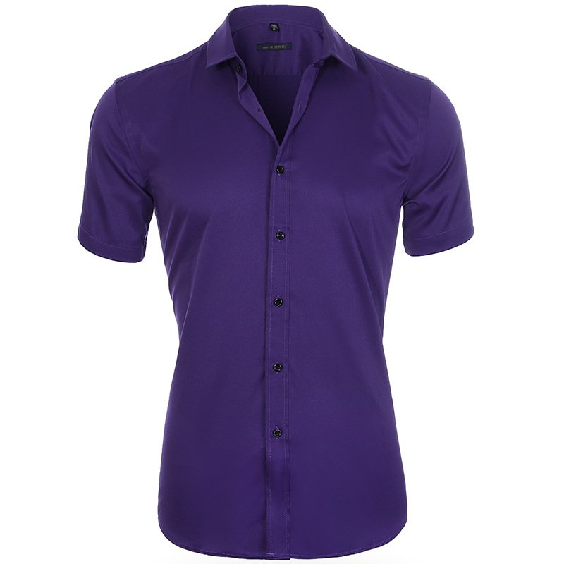 Formales Hemd für Männer mit Knitterschutz, elegant und pflegeleicht für Business und Anlässe.