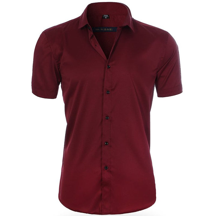 Formales Hemd für Männer mit Knitterschutz, elegant und pflegeleicht für Business und Anlässe.