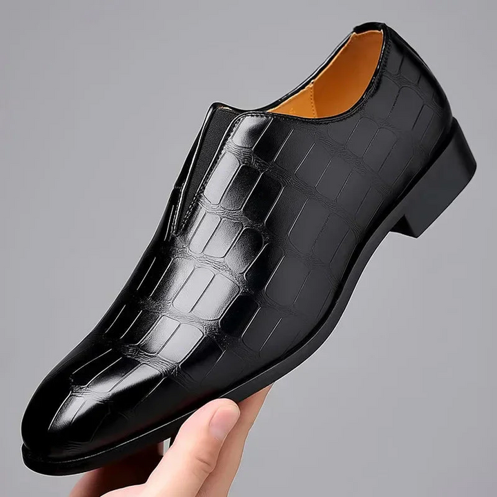 Formelle Slipper für Männer mit elegantem Design und rutschfester Sohle