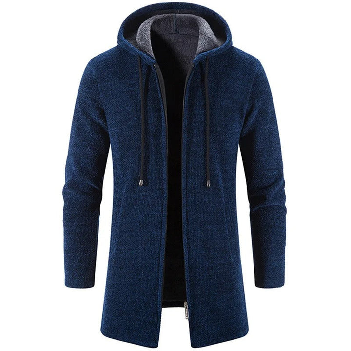 Freizeitjacke mit Kapuze für Männer, ideal für Herbst- und Wintertage.