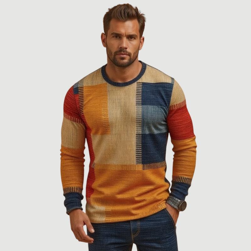 Freizeitpullover für Männer, perfekt für Herbst- und Wintertage, bequem und stilvoll