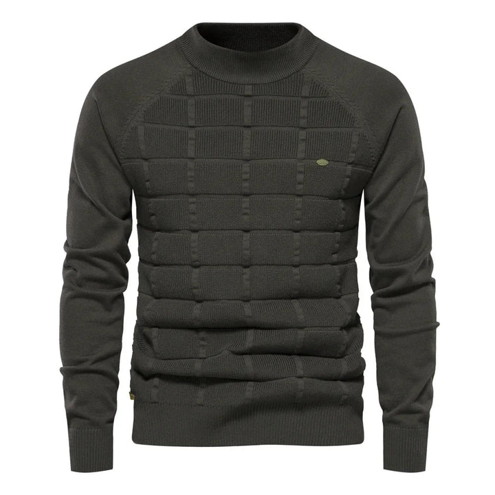 Gemütlicher Strickpullover für Männer, ideal für Herbst- und Wintertage