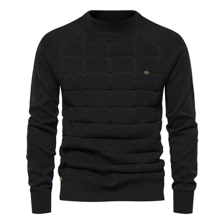Gemütlicher Strickpullover für Männer, ideal für Herbst- und Wintertage