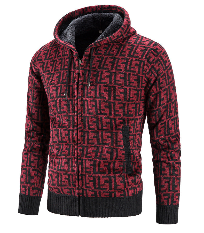 Lässiger Winter-Hoodie für Männer mit Kapuze und Kängurutaschen, ideal für kalte Tage und entspannte Outfits