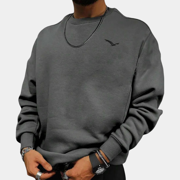 Gemütlicher Winterpullover für Männer, ideal für kalte Herbst- und Wintertage.