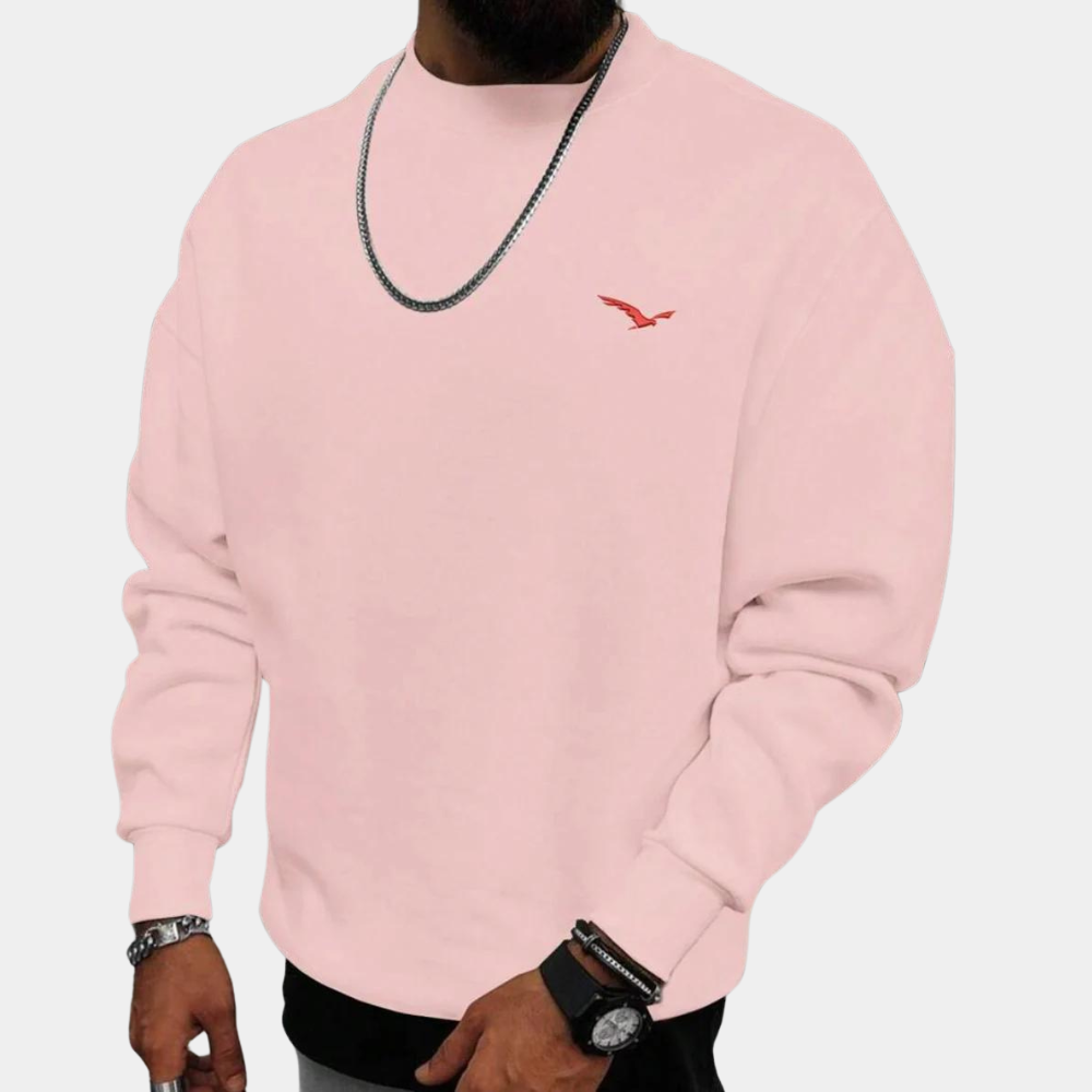 Gemütlicher Winterpullover für Männer, ideal für kalte Herbst- und Wintertage.