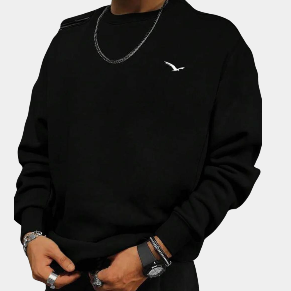 Gemütlicher Winterpullover für Männer, ideal für kalte Herbst- und Wintertage.