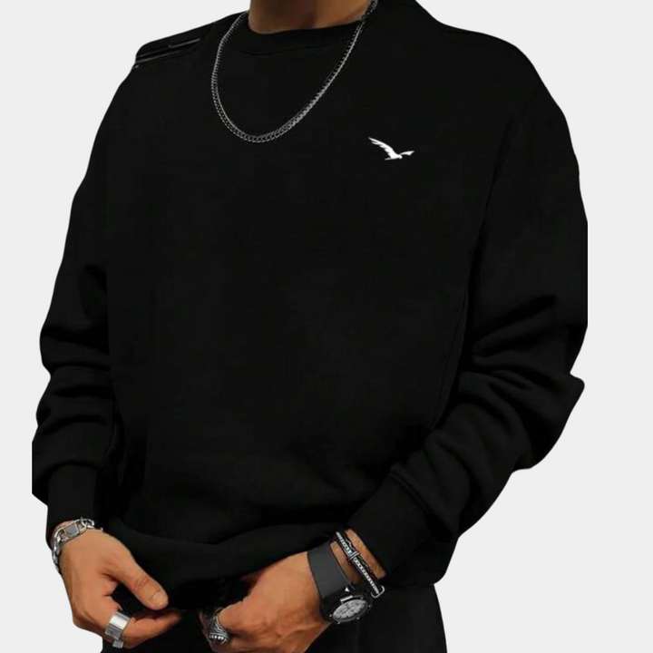 Gemütlicher Winterpullover für Männer, ideal für kalte Herbst- und Wintertage.