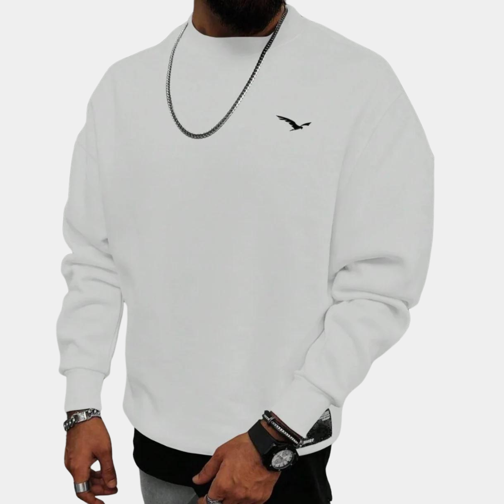 Gemütlicher Winterpullover für Männer, ideal für kalte Herbst- und Wintertage.