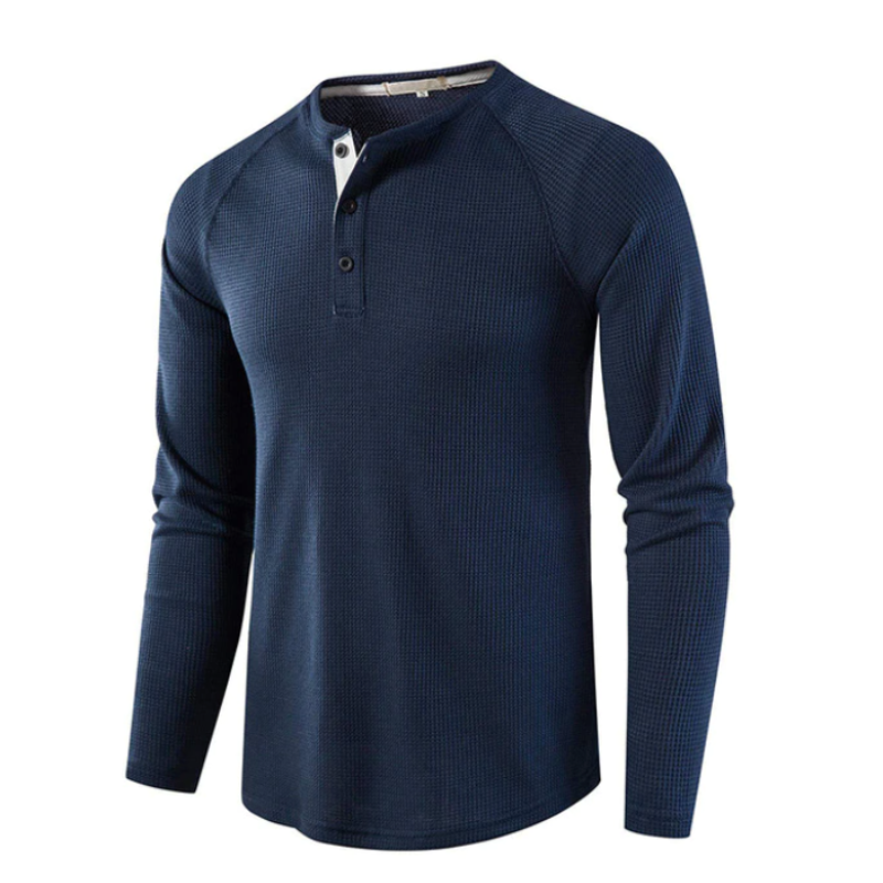 Gemütliches langärmeliges Sommerhemd für Männer, leicht und atmungsaktiv für stilvolle Sommerlooks.