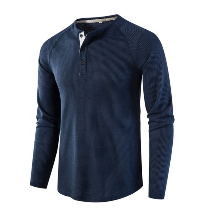 Gemütliches langärmeliges Sommerhemd für Männer, leicht und atmungsaktiv für stilvolle Sommerlooks.
