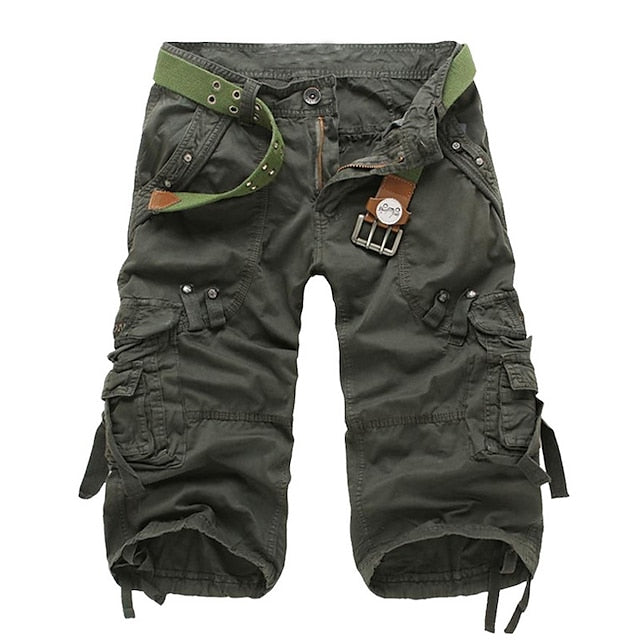Bequeme und atmungsaktive Cargo-Caprihose für Männer im Sommer