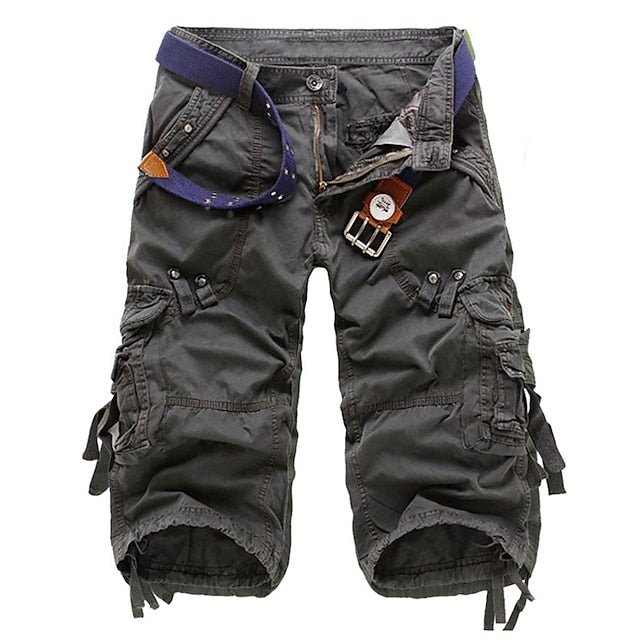 Bequeme und atmungsaktive Cargo-Caprihose für Männer im Sommer