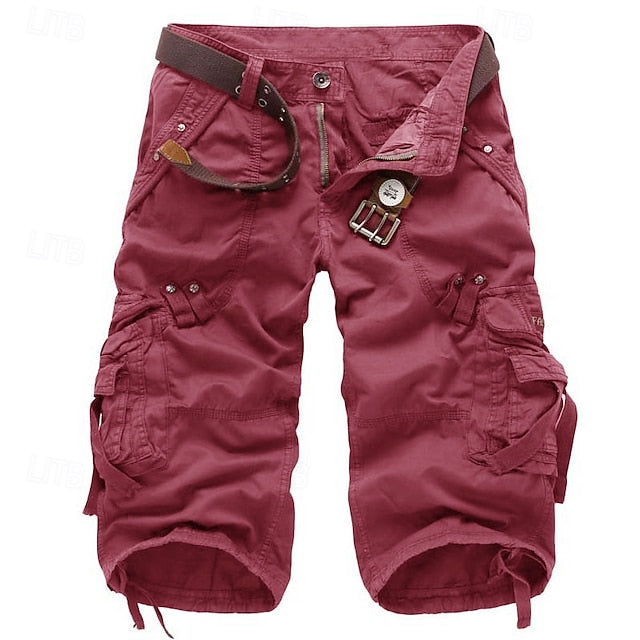 Bequeme und atmungsaktive Cargo-Caprihose für Männer im Sommer