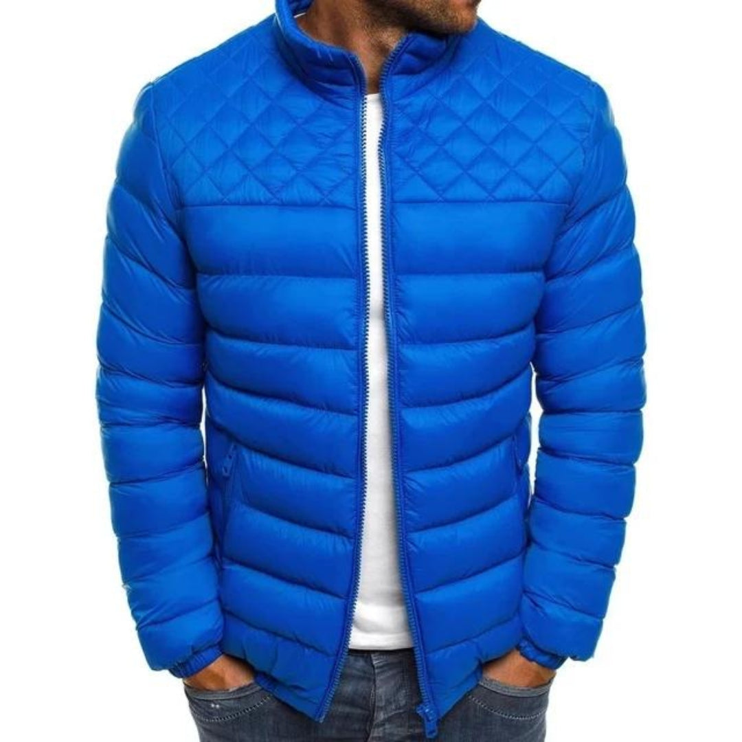 Gesteppte Winterjacke für Männer, ideal für kalte Herbst- und Wintertage