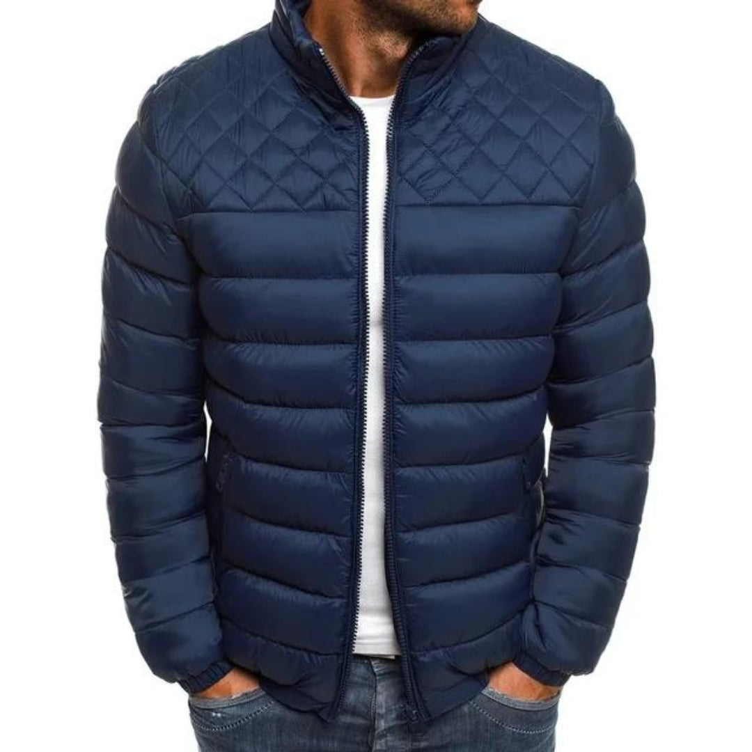 Gesteppte Winterjacke für Männer, ideal für kalte Herbst- und Wintertage
