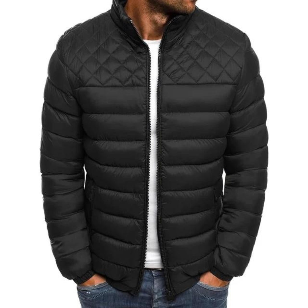 Gesteppte Winterjacke für Männer, ideal für kalte Herbst- und Wintertage