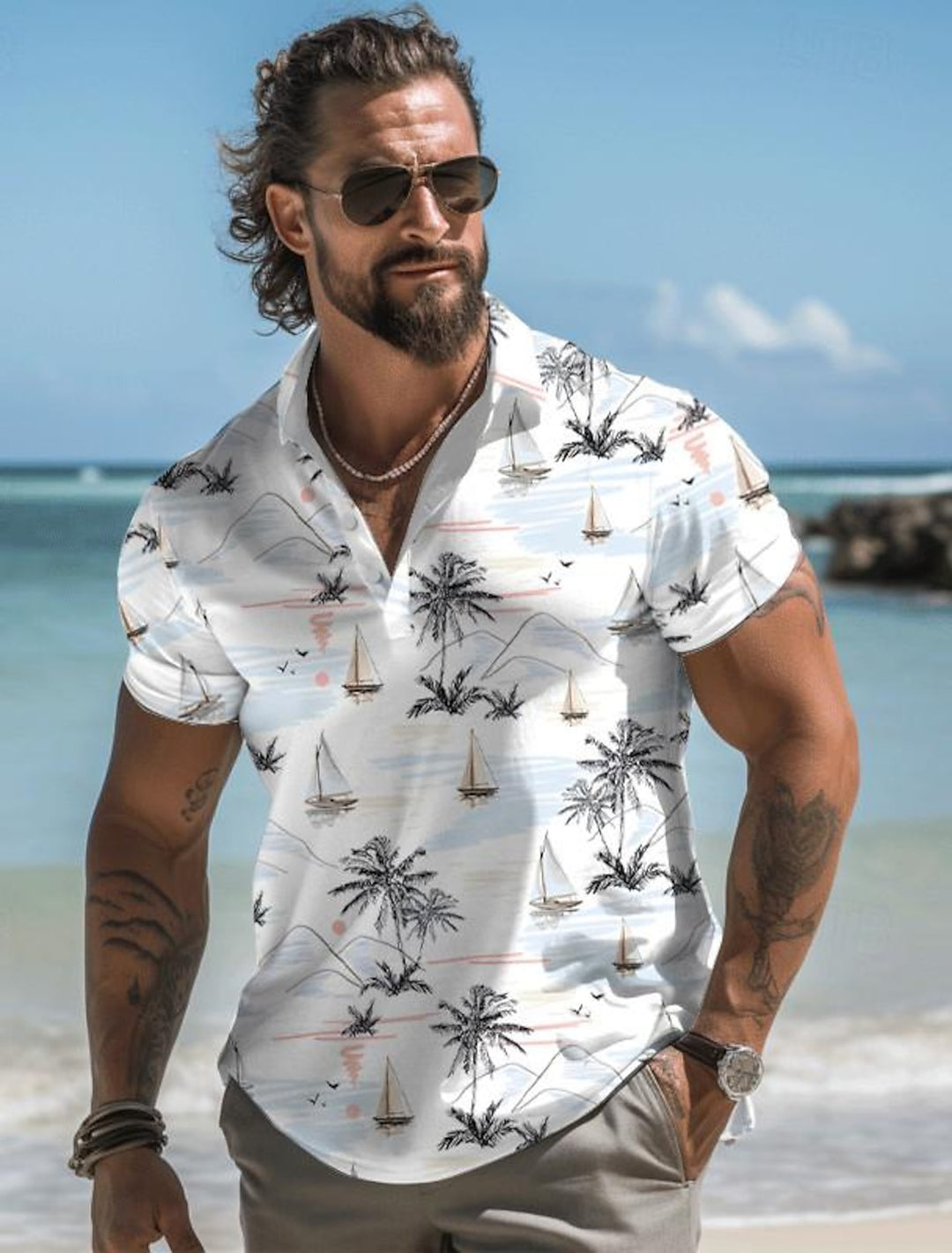 Hawaii-Sommerhemden für Männer – leicht, tropisch & perfekt für warme Tage