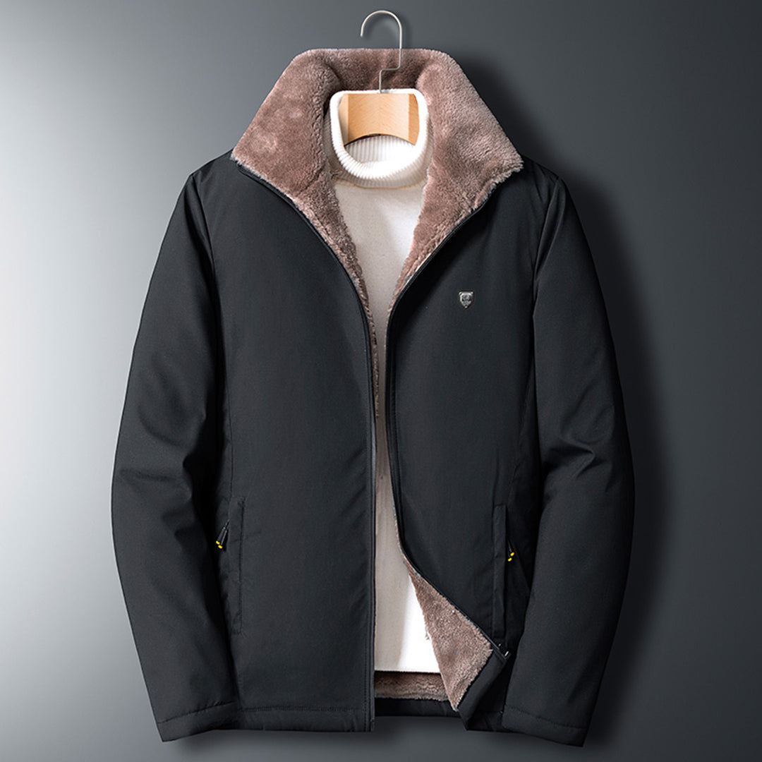Herren Casual Fleece Winterjacke – warm, bequem und ideal für den Winter