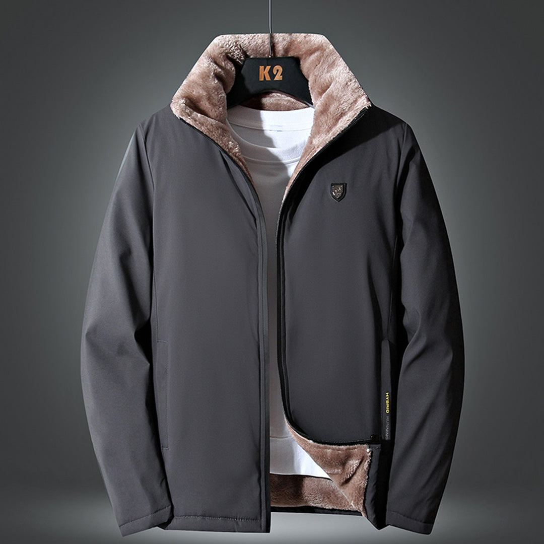 Herren Casual Fleece Winterjacke – warm, bequem und ideal für den Winter