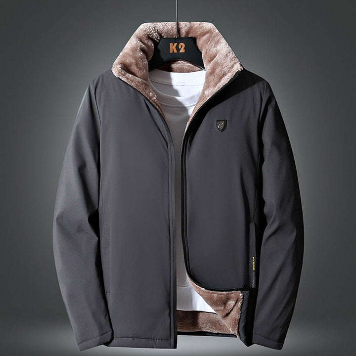 Herren Casual Fleece Winterjacke – warm, bequem und ideal für den Winter