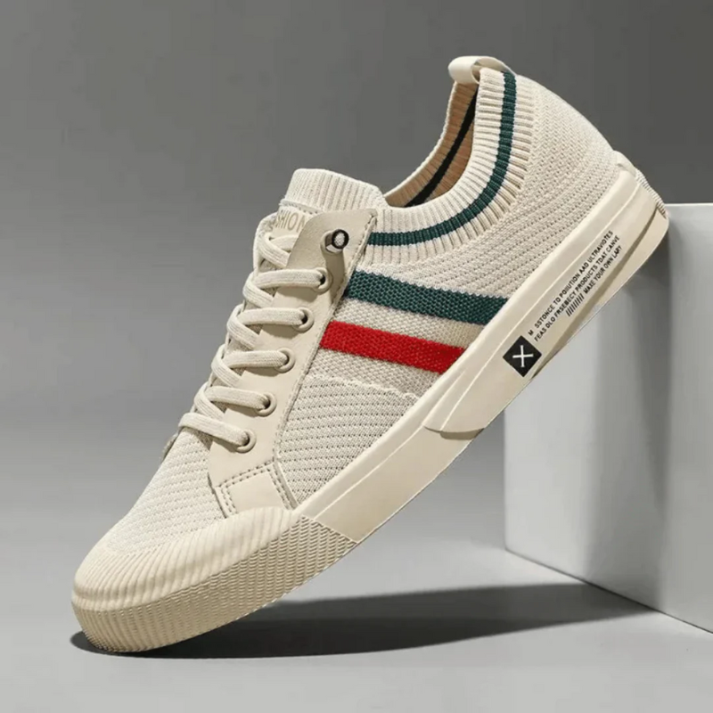 Lässige Herren Low Top Turnschuhe mit atmungsaktivem Material und flexibler Sohle