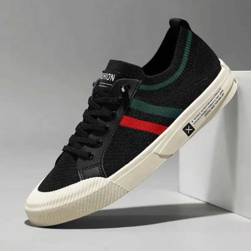 Lässige Herren Low Top Turnschuhe mit atmungsaktivem Material und flexibler Sohle