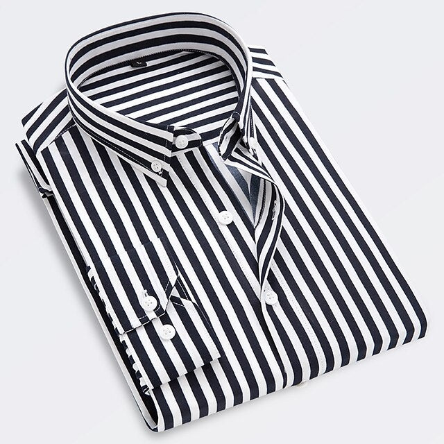 Elegantes gestreiftes Herren-Sommerhemd – leicht, atmungsaktiv und perfekt für warme Tage