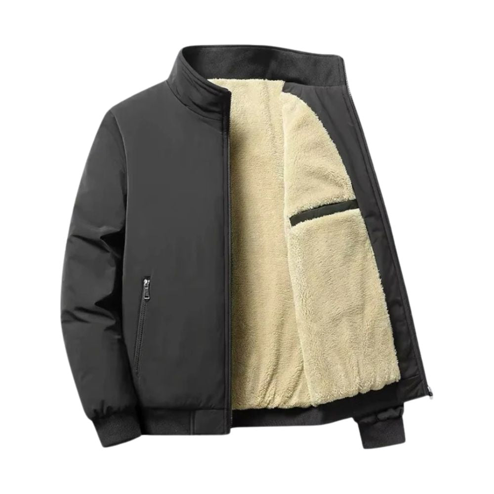 Herren Freizeitjacke mit Fleece für den Winter – warme und stilvolle Wahl für kalte Tage.