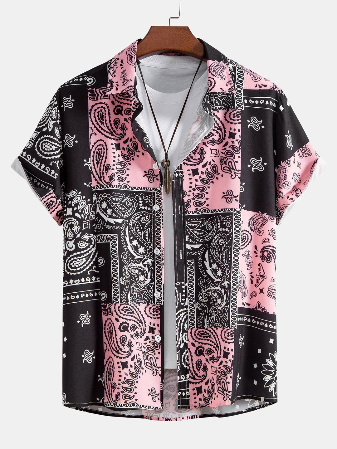 Herren Hemd mit Paisleymuster und Button-Down-Kragen – stilvoll & leicht für den Sommer
