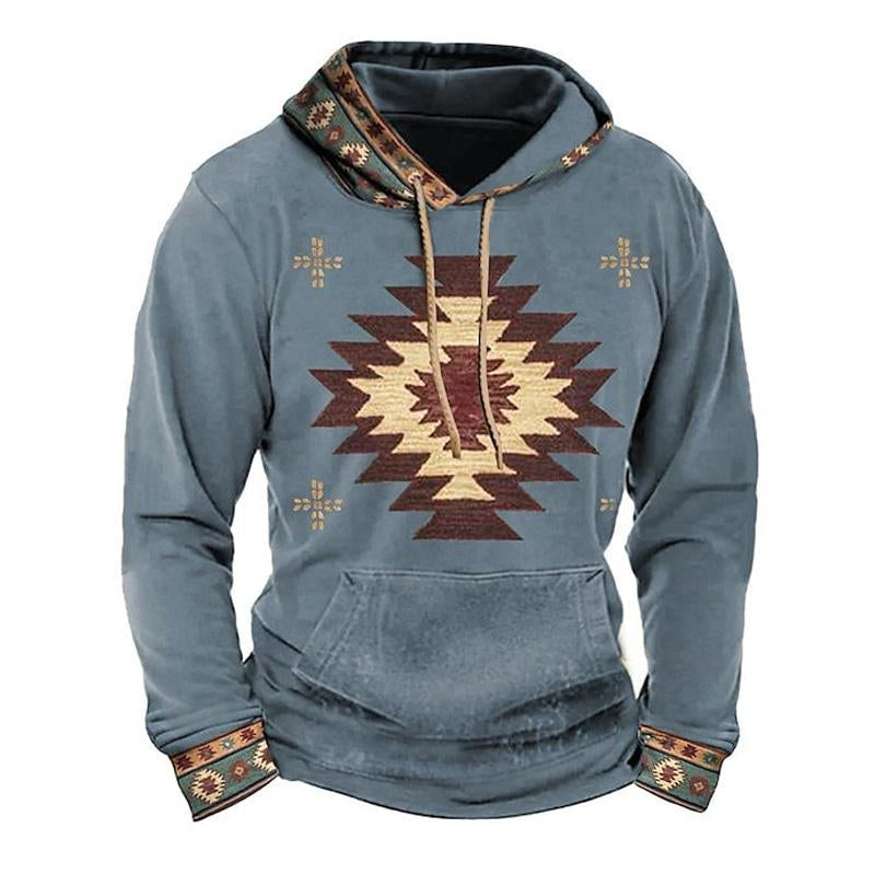 Herren-Kapuzenpulli im Vintage-Stil, weich und bequem für kühle Herbst- und Wintertage