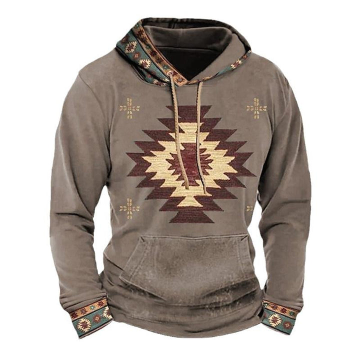 Herren-Kapuzenpulli im Vintage-Stil, weich und bequem für kühle Herbst- und Wintertage