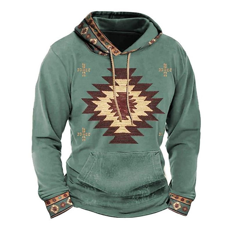 Herren-Kapuzenpulli im Vintage-Stil, weich und bequem für kühle Herbst- und Wintertage