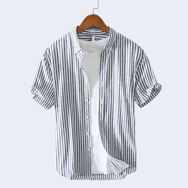 Herren Knopfleiste Sommerhemd – leicht, stilvoll und ideal für warme Tage