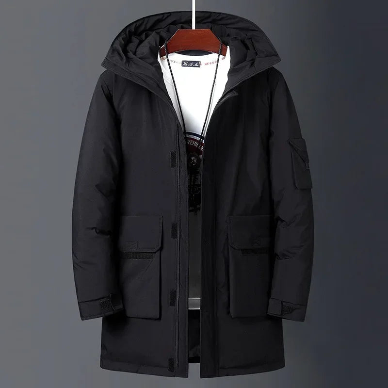 Herren-Kapuzenjacke mit Multi-Taschen für zusätzliche Funktionalität und Komfort