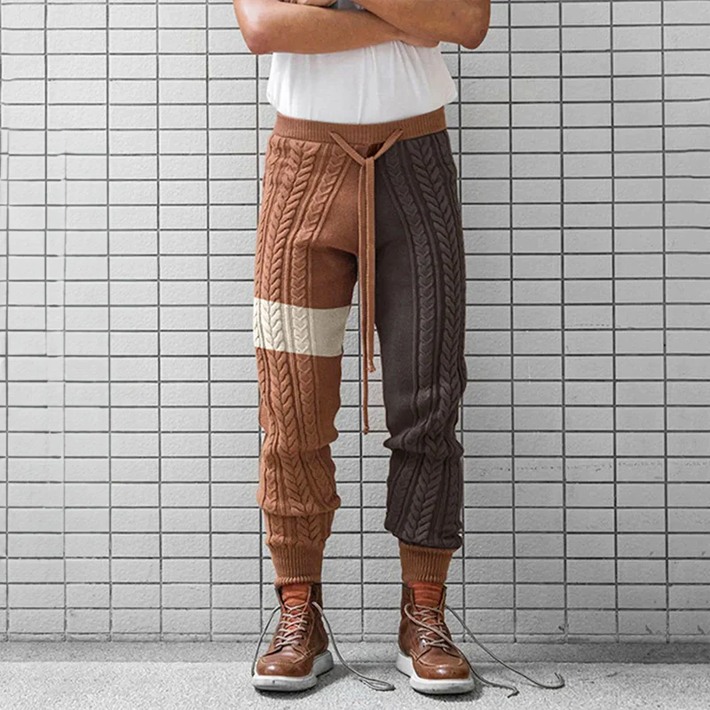 Herren Strick-Jogginghosen Sommerhosen – leichter und bequemer Stil für warme Tage