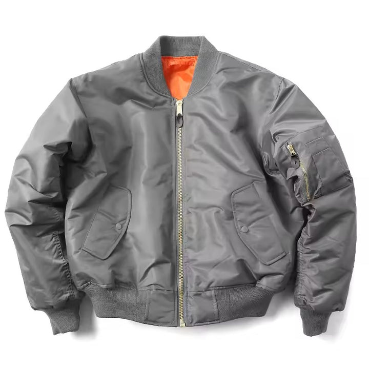 Herren lässige wasserdichte warme Bomberjacke, ideal für kalte Herbst- und Wintertage.