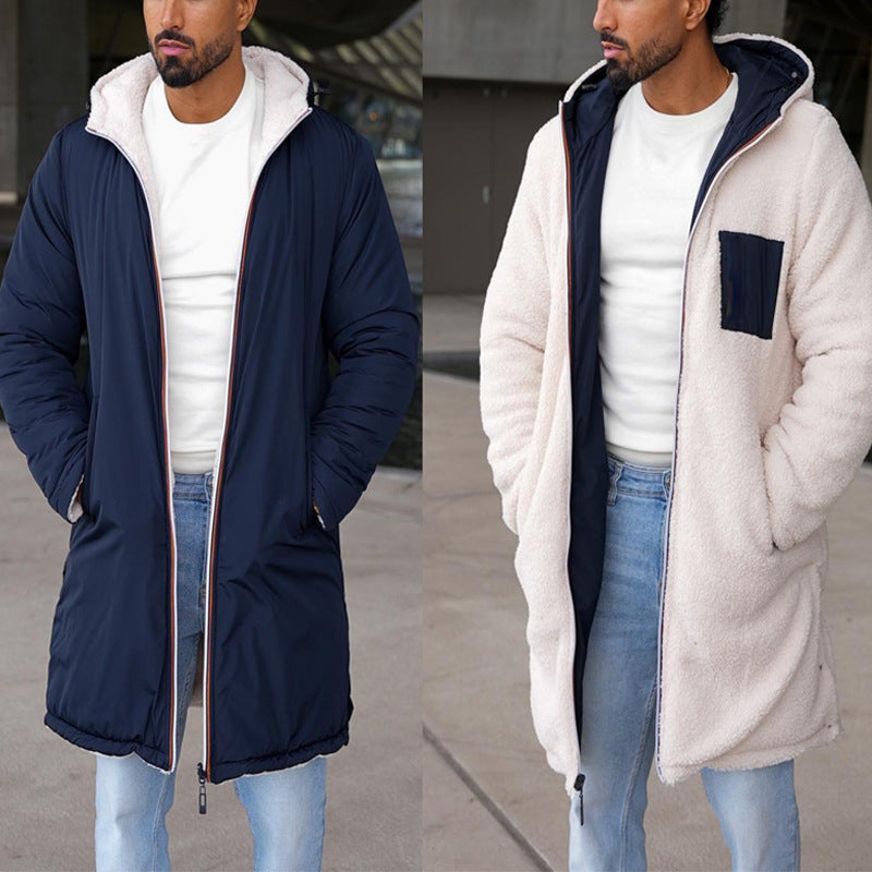 Hochwertige Herren-Wendejacke mit zwei stilvollen Designs für verschiedene Anlässe
