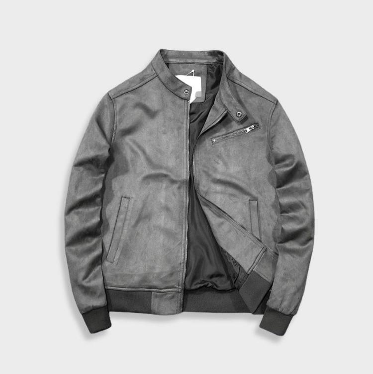 Klassische Herren-Wildlederjacke in elegantem und zeitlosem Design aus hochwertigem Material.