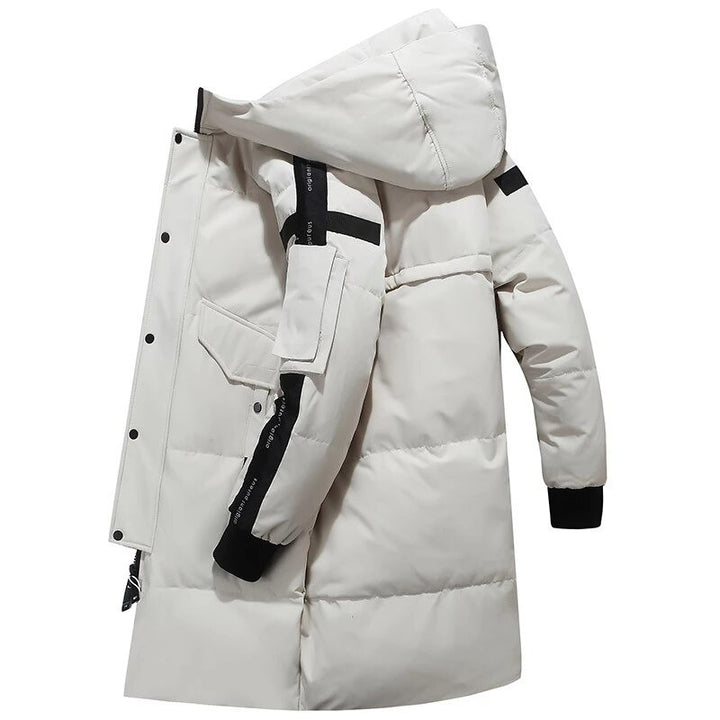 Hochwertige wattierte Winterjacke für Männer, warm und schützend für kalte Herbst- und Wintertage.