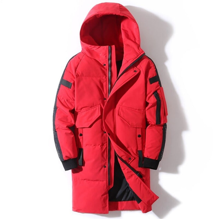 Hochwertige wattierte Winterjacke für Männer, warm und schützend für kalte Herbst- und Wintertage.