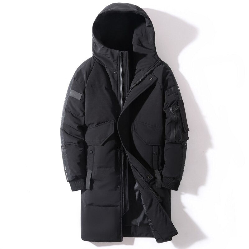 Hochwertige wattierte Winterjacke für Männer, warm und schützend für kalte Herbst- und Wintertage.