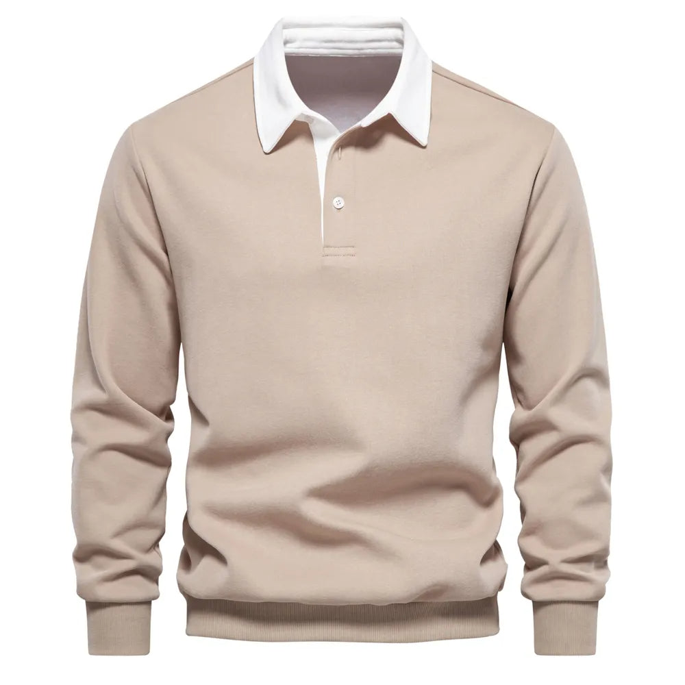 Klassisch eleganter Pullover für Männer, ideal für Herbst- und Wintertage, bietet Wärme und zeitlosen Stil